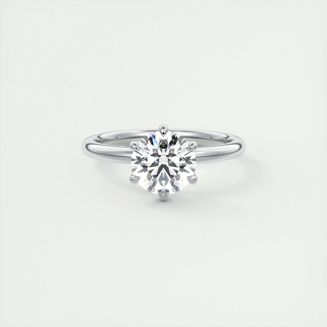 Buy 1.5CT round solitaire lab grown diamond engagement ring online