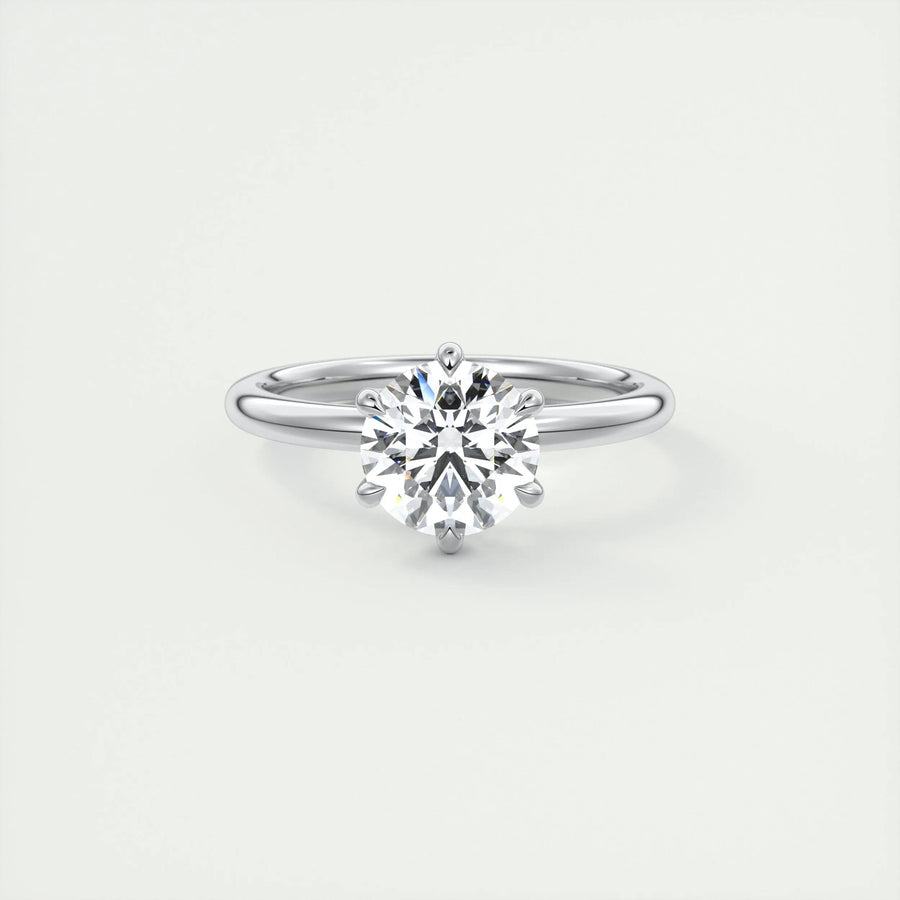 Buy 1.5CT round solitaire lab grown diamond engagement ring online