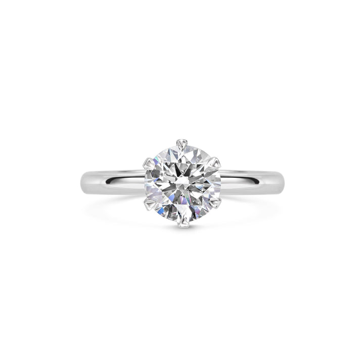 Buy 1.5CT round solitaire lab grown diamond engagement ring online