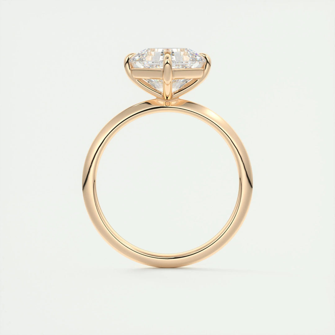 Shop asscher cut solitaire lab grown diamond engagement ring online