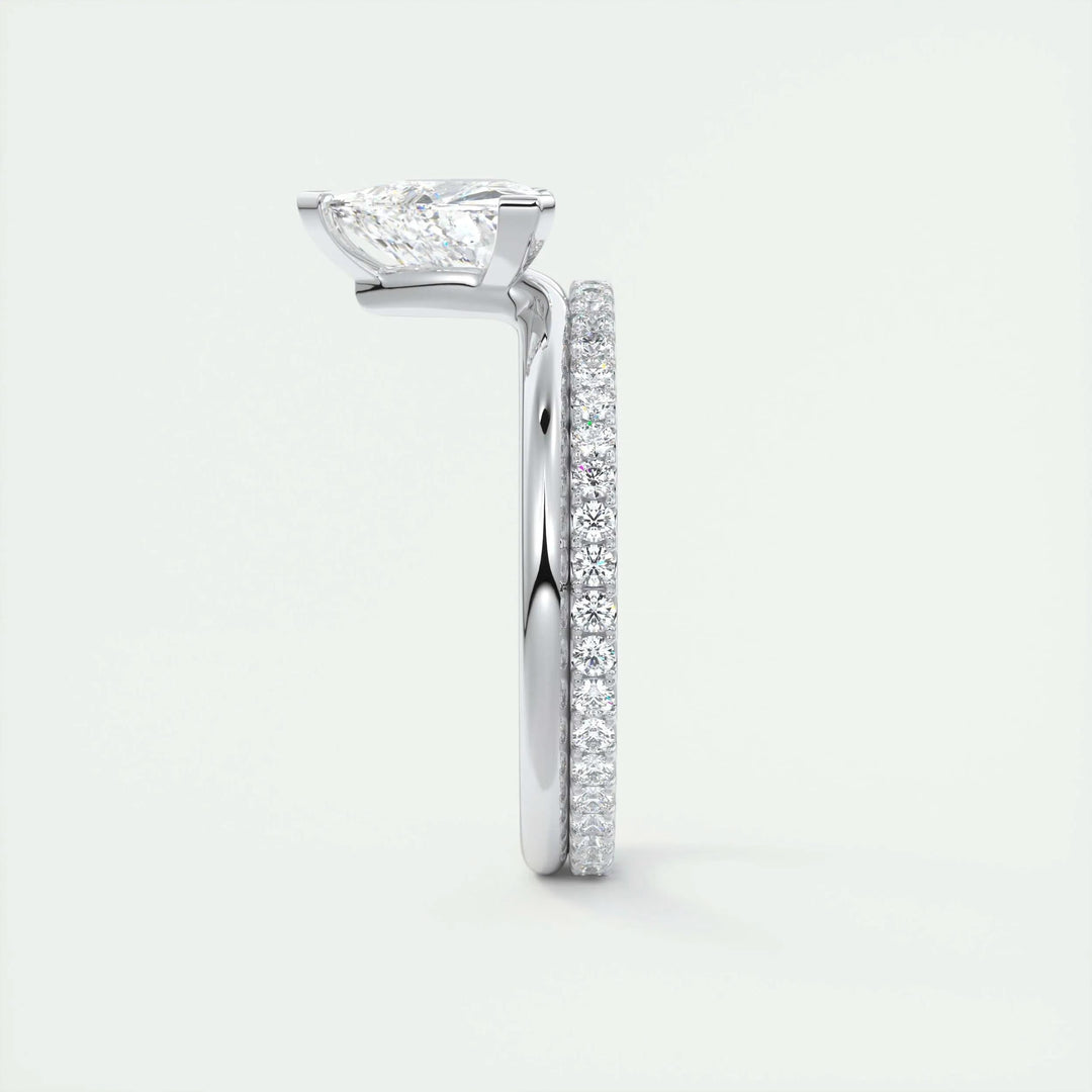 Shop trillion cut solitaire lab grown diamond engagement ring online